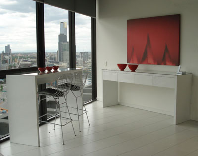 design pack breakfast bar + console